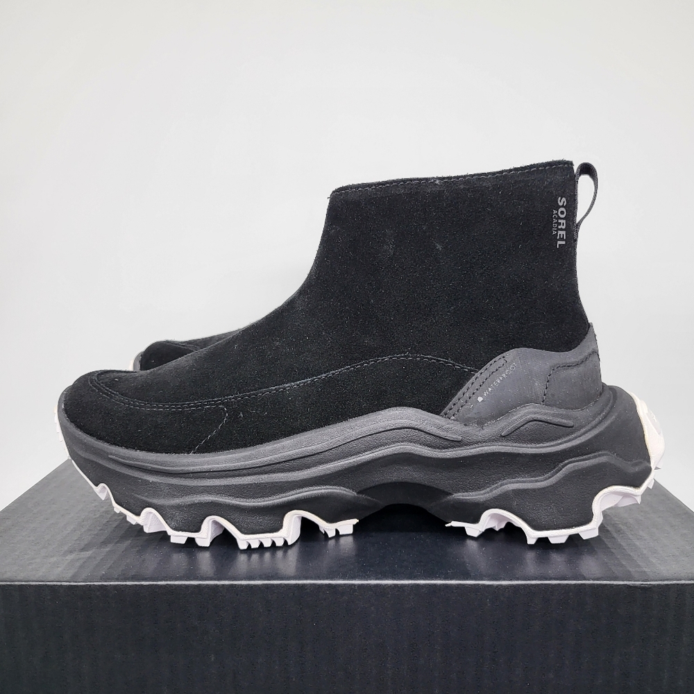 New Sorel Kinetic Breakthru Acadia WP Women's Boot Shoes Size 9.5 Black